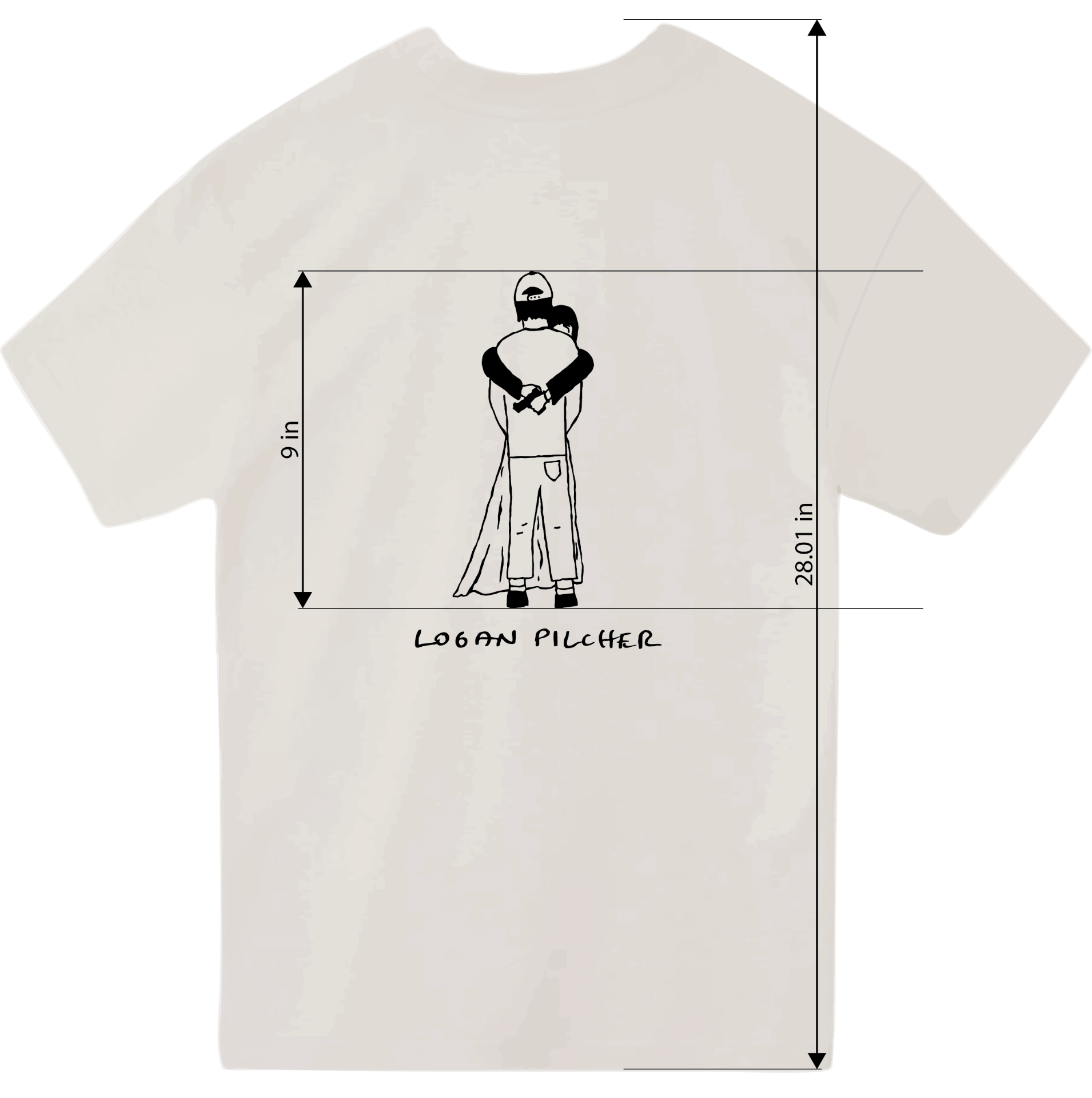 shirt mockup, placement